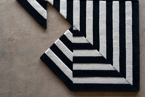 Tangram Bunny Rug by Michael Phelan for Branch, 5.2'X8'